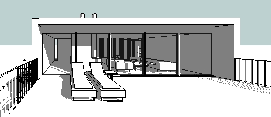vy från takterrass mot vardagsrum vy från takterrass mot vardagsrum